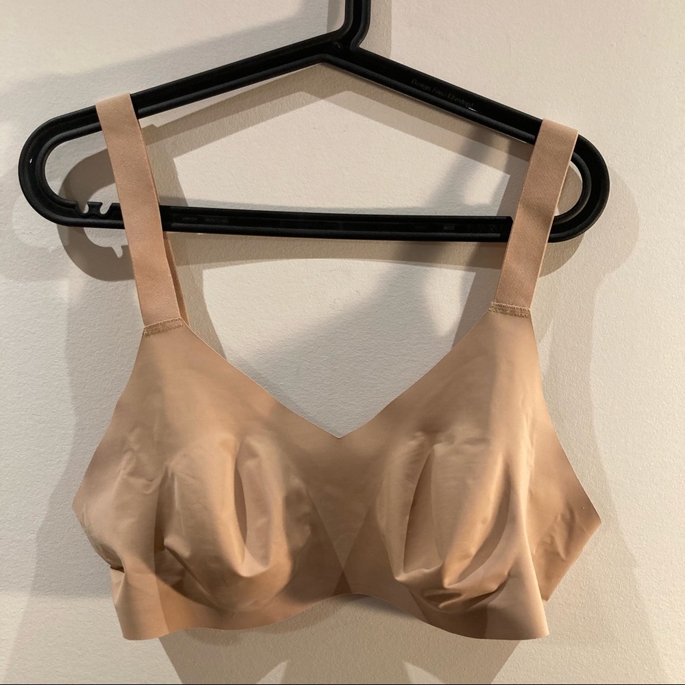 KNIX Soft Cup No Underwire Adjustable Straps Eye Hook Closure Comfort Bra Sz 5
